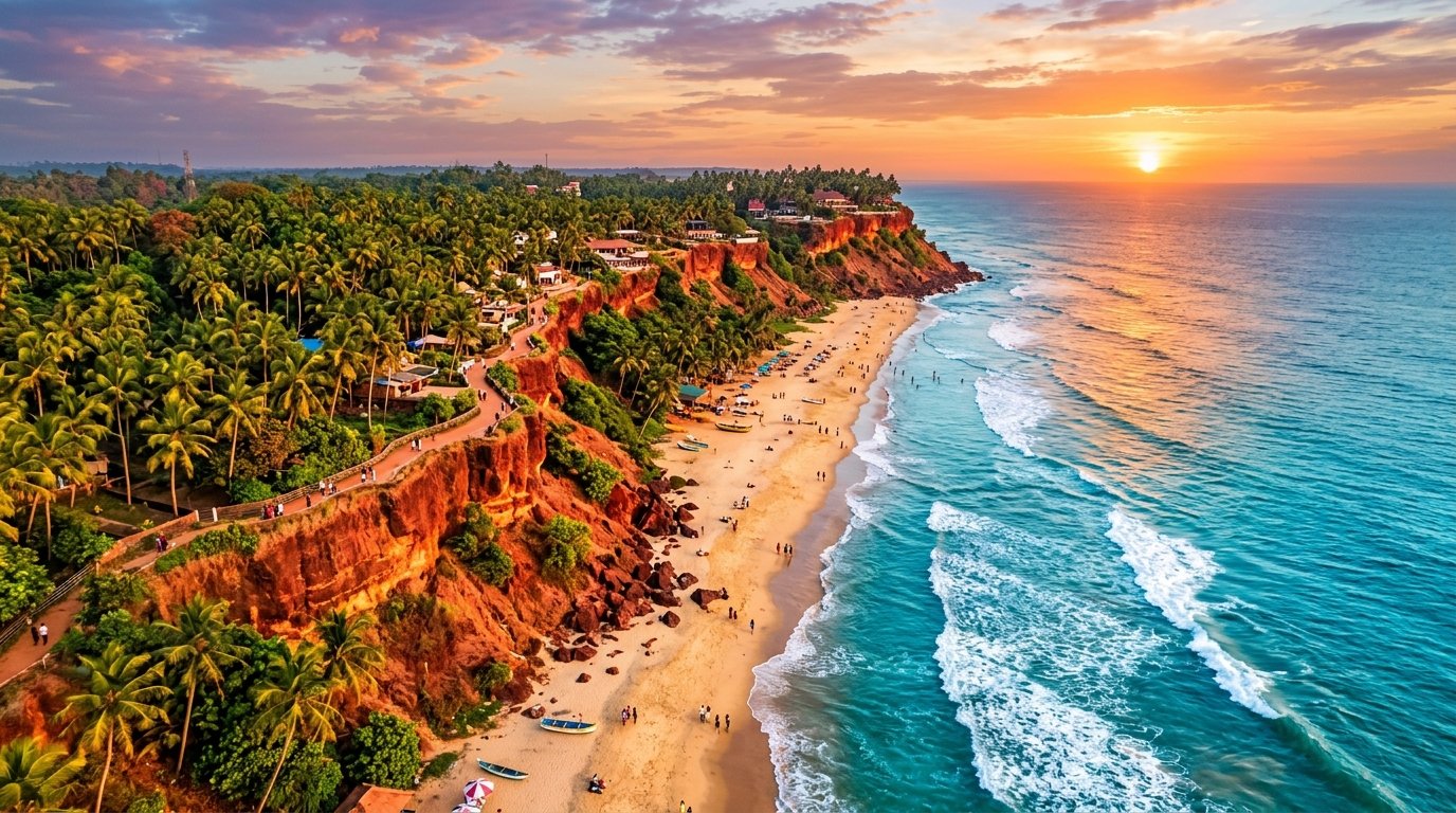 Kerala Hills, Backwaters & Varkala Cliffs
